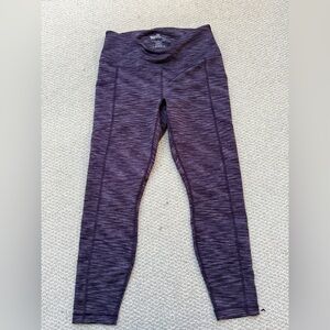 90 Degree By Reflex Women's Heathered Purple Leggings